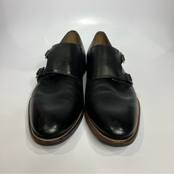 Stafford black monk dress shoes leather men’s size 10 professional business‎ main image 9
